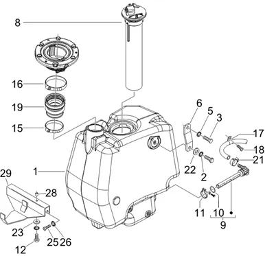 Réservoir carburant