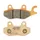 BRAKE PAD SET POLINI FOR KYMCO 50 AGILITY, 125-150 B&W, 150 PEOPLE, 250 YUP, 50-125 LIKE, 50 TOP BOY, 50 SUPER 9, 200 DINK (L 77 mm - 96.5 mm - H 42 mm - P 9.2 mm) (174.2021) (SINTERED METAL)