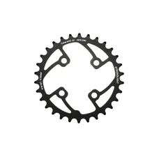 MTB CHAINRING 4-BOLT DIA. 64 FOR SHIMANO XT M785 STRONGLIGHT DOUBLE 30T INNER BLACK (FOR OUTER 44T) NOT THREADED - THICKNESS 3.5 mm 10-SPEED