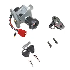 CONTACTEUR A CLE SCOOT ADAPTABLE MBK 50 OVETTO 2003>2007/YAMAHA 50 NEOS 2003>2007 (5 FILS) (AVEC SERRURE DE SELLE) -QUALITE PREMIUM