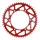 ADAPTABLE REAR SPROCKET 50CC GEARED MOTORCYCLE VOCA BESTIA DERBI 50 GPR NUDE 2004>, GPR RACING 2004>, SENDA DRD 2007>/APRILIA 50 RS4 2011>2020/GILERA 50 SMT 2013> 420 50 DTS ALUMINIUM CNC RED (DIAMETER 108/123/6.5)