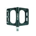 PEDAL MTB PLATEFORME DOWNHILL/BMX SWITCH FREERIDE ALUMINIUM CNC BLACK THREAD 9/16 WITH PICOTS (PAIR) 100X90MM
