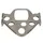 PLATINE SUPERIEURE DE FOURCHE CYCLO ADAPTABLE PEUGEOT 103 MVL, VOGUE CHROME -SELECTION P2R