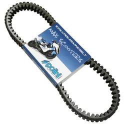 DRIVE BELT MAXI SCOOTER POLINI EVOLUTION ARAMID FOR PIAGGIO 250, 300 MP3, 250-300 VESPA GTS, 250 X-EVO, X9/PEUGEOT 250 SATELIS/APRILIA 300 SR MAX ATLANTIC (822 X 21 X 13,5 mm X 28-) (248.069.1)