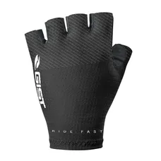 CYCLING GLOVES SHORT GIST RACE SUMMER BLACK S (PAIR CARDED) WITHOUT VELCRO -5527