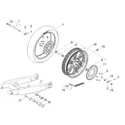 Roue arrière