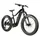 ELECTRIC BICYCLE/E-BIKE MTB FAT BIKE 26 LEADER FOX BRAGA UNISEX BLACK 9-SPEED MID-DRIVE MOTOR BAFANG M510 36-SPEED 95NM BATTERY 23,2AH (18'' - H45,7 cm - SIZE M - FOR ADULT OF 168 cm TO 178 cm)