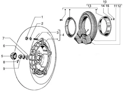 Roue arriere