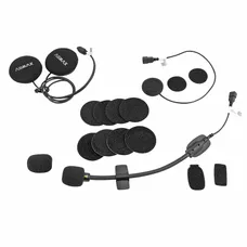 KIT AUDIO F1 PRO ASMAX (ECOUTEURS, MICRO PERCHE, MICRO SIMPLE, VELCRO FIXATIONS)
