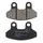PLAQUETTE DE FREIN BREMBO POUR SYM 125 JOYRIDE 2001>2009 AV, 300 JOYRIDE 2022> AV/RIEJU 125 RS2 PRO 2008>2012 AV/LAVERDA 125 PHOENIX 2001>2004 AV (SCOOTER CARBONE CERAMIQUE) -07062CC