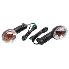 CLIGNOTANT SCOOT ADAPTABLE PEUGEOT 50 LUDIX TRANSPARENT/NOIR (HOMOLOGUE CE) (PAIRE) -REPLAY