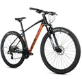 CONVENTIONAL BICYCLE MTB 29 LEADER FOX JASPER 2026 BLACK/ORANGE MATTE 7-SPEED FRAME 16 INCHES (SIZE ADULT 160 TO 168 cm)