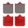 BRAKE PAD SET BREMBO FOR BENELLI 502 TRK 2018> FRONT/BMW S 1000 RR 1998>2021 FRONT/KTM 990 SUPER DUKE R 2009>2013 FRONT/TRIUMPH 1050 SPEED TRIPLE 2008>2015 FRONT (ROAD SINTERED METAL) -07BB33SA