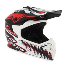 CASQUE ENFANT CROSS PROGRIP 3009 ROUGE/NOIR YM (ECE 22.06)
