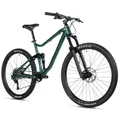 CONVENTIONAL BICYCLE MTB 29 LEADER FOX CASPER 2026 ALL SUSPENSION GREEN BOUTEILLE GLOSS 10-SPEED FRAME 19,5 INCHES (H49,5 cm - SIZE L - FOR ADULT OF 178 cm TO 185 cm)
