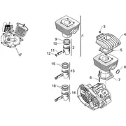 Culasse - Cylindre - Piston