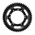 ADAPTABLE MOPED REAR SPROCKET PEUGEOT 103 WHEEL SPOKES STEEL 50 DTS (BORE 94 mm) 10 HOLES BLACK -P2R SELECTION
