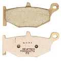BRAKE PAD SET NEWFREN FOR SUZUKI 600 GSX-R 2006>2010 REAR, 1300 GSX-R HAYABUSA 2008> REAR, 400 GSR 2006> REAR, 1050 DL V-STROM 2020> REAR (L 89.2 mm - H 39.3 mm - P 9.7 mm) (FD0402TS)(TOURING SINTERED METAL)