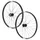 ROUES MTB DISC 27.5" FIR GALAXIUM E.BIKE DISC 6 HOLES BLACK CASSETTE SRAM XD 12-SPEED THRU AXLE 15/110 AND 12/148 HEIGHT/PROFIL 21 mm (PAIR) - TUBELESS READY E-BIKE