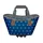 BASKET/SAC TO MAIN BICYCLE RACKTIME AGNETHA BLUE POIS MOUNTING KIT CARRIER (L 34 cm X L 26 cm X H 37 cm) - COMPATIBLE SYSTEM RACKTIME SNAPIT