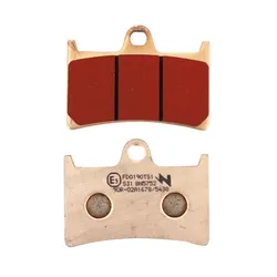 PLAQUETTE DE FREIN NEWFREN POUR YAMAHA 600 YZF-R6 1999> AV, 700 MT-07 2014> AV, 800 FZ8 N 2011> AV, 900 MT-09 2017> AV, 1000 FZ1 2006>2012 AV, 1300 XJR 1999>2011 AV (FD0190TS) (TOURING METAL FRITTE)