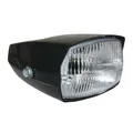 PHARE/PROJECTEUR CYCLO ADAPTABLE SOLEX 3800, 6000, FLASH NOIR HOMOLOGUE (COMPLET) -SELECTION P2R