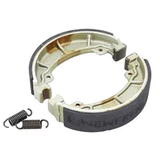 BRAKE SHOE SET MAXI SCOOTER NEWFREN FOR SYM 125 FIDDLE 2 2009>2013, 125 FIDDLE 3 2014>2016, 125 SYMPHONY 2009, 125 X PRO 2013>2016 REAR DIAMETER 130X28 MM (GF1317)