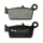 BRAKE PAD SET NEWFREN FOR GAS GAS 300 EC 2000>2010 REAR/SUZUKI 250 RM 1996>2008 REAR/YAMAHA 250 WR X 2008>2013 REAR, 125 YZ 1998>2002 REAR (L 75 mm - H 36 mm - P 10.5 mm) (FD0114BD) (DIRT ORGANIC)