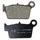 BRAKE PAD SET NEWFREN FOR BETA 50 RR 2005> REAR, 125 URBAN 2008> REAR, 50 MOTARD ALUMINIUM AM6 REAR (L 66 mm - H 37 mm - P 7.6 mm) (FD0398BD) (DIRT ORGANIC)