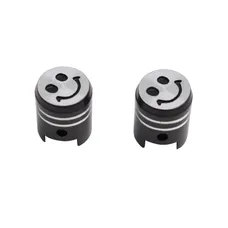 CAP OF VALVE SCOOTER/MOPED REPLAY VS PISTON BLACK (PAIR)