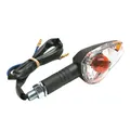 CLIGNOTANT 50 A BOITE ADAPTABLE PEUGEOT 50 XR7 2008> TRANSPARENT/NOIR AR GAUCHE (VENDU A L'UNITE) (HOMOLOGUE CE) -SELECTION P2R