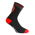 SOCKS/ANKLE SOCKS SUMMER GIST CRANE/SKULL BLACK-RED 33/36 - HEIGHT 18 cm (PAIR) -5860