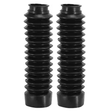 SOUFFLET DE FOURCHE MOTO DIAM INT 30 ET 50mm - LONGUEUR 195mm (PAIRE) -SELECTION P2R