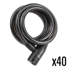 ANTIVOL VELO SPIRAL A CLE AUVRAY SPECIAL LOUEUR DIAM 12 mm L 1.50 M (SANS SUPPORT) (PAR CARTON DE 40)