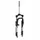 MTB FORK 26 " ZOOM TO SUSPENSION STEEL RESSORT/ELASTOMERE FOR V-BRAKE AND DISC BLACK DEB. 60 mm PIVOT (230/100 mm) THREADED 1"1/8-25,4 INNER