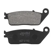 PLAQUETTE DE FREIN POLINI POUR YAMAHA 125 XMAX 2010>2017, 250 XMAX 2010>2016/KYMCO 125-300 DOWNTOWN, 250-500 X-CITING, 300 PEOPLE GTI (L 102mm - H 39mm - P 9.8mm) (174.0071) (ORIGINAL)