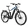 VELO ELECTRIQUE/VAE VTT 29 LEADER FOX AXEN 2023 TOUT SUSPENDU HOMME GRIS BRILLANT 10V MOTEUR CENTRAL PANASONIC GX ULTIMATE 36V 90Nm BATTERIE 20Ah (CADRE 21,5'' - H55cm - XL - POUR ADULTE DE 185cm à pl