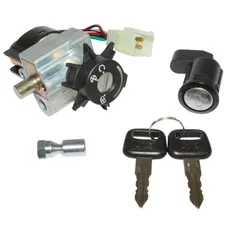 CONTACTEUR A CLE MAXISCOOTER ADAPTABLE PEUGEOT 125 ELYSEO 1999>2001, ELYSTAR 2002>2003, PEUGEOT 50 ELYSTAR 2003>2005 (AVEC SERRURE DE SELLE) -P2R