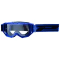MASQUE/LUNETTES CROSS PROGRIP 3300 TR VISION GO BLEU MAT ECRAN TRANSPARENT ANTI-RAYURES/ANTI U.V./ANTI-BUEE (HOMOLOGUE CE-EN-N- AC-96025 REV.2)