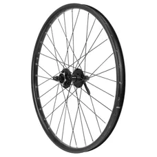 MTB WHEEL DISC LOCKING 24" KLIXX 23 FRONT HUB SHIMANO QB400 6 HOLES BLACK RIM 23C 32 SPOKES STEEL