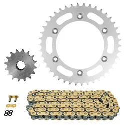 KIT CHAINE ADAPTABLE KTM 690 SMC 2008>2011, SMC R 2012>2013, SMC R ABS 2014>2020 520 16x42 (DIAM COURONNE 125/150/8.5) (DEMULTIPLICATION ORIGINE) -AFAM
