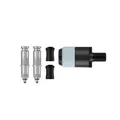ADAPTER TUBELESS VALVE DUNLOP/DV SCHWALBE CLIK VALVE VALVE CORE REMOVABLE + ADAPTER HEAD OF PUMP (SOLD AS A PAIR CARDED)