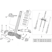 Fourche - Base avec tube