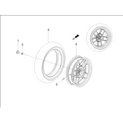 Roue arrière