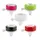 BICYCLE BELL I LOVE MY BIKE (DISPLAY STAND OF 12 SONNETTES) BLACK - RED - WHITE - GREEN - PINK