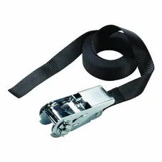 SANGLE A CLIQUET MASTERLOCK LARGEUR 25mm LONGUEUR 2,50M NOIR CAPACITE D'ARRIMAGE 400kg (VENDU A L'UNITE) -CERTIFICATION TUV
