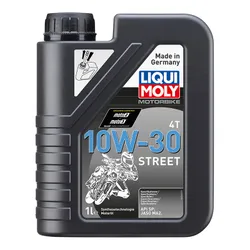 HUILE MOTEUR 4 TEMPS LIQUI MOLY MOTO STREET 4T 10W30 (1 L) SYNTHETIQUE