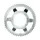 ADAPTABLE MOPED REAR SPROCKET MBK 51 WHEEL SPOKES 56 DTS (BORE 94 mm) 11 HOLES -P2R SELECTION-BLACK OR SILVER ACCORDING TO ARRIVAGE