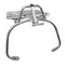 REAR LUGGAGE RACK "PIAGGIO GENUINE PART" 50-125 VESPA LX, VESPA S 2005> CHROME -656106