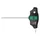 CLE TORX MANCHE EN T WERA 467 HF T15x100mm NOIR/VERT (VENDU A L'UNITE) -MARQUE ALLEMANDE POUR LES ATELIERS
